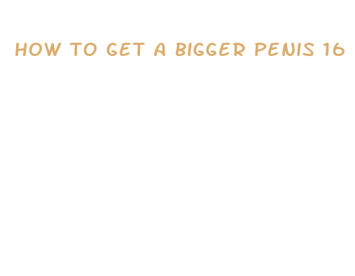 how to get a bigger penis 16