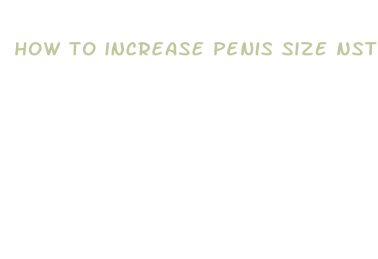 how to increase penis size nsturally