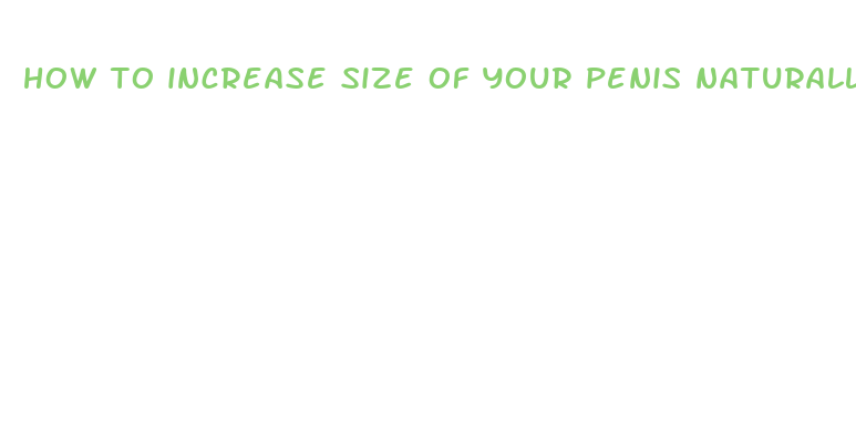 how to increase size of your penis naturally