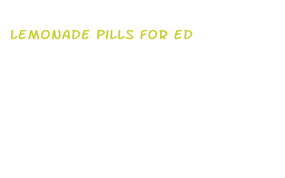 lemonade pills for ed