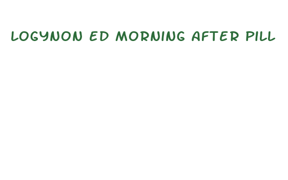 logynon ed morning after pill