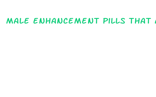 male enhancement pills that are fda approved