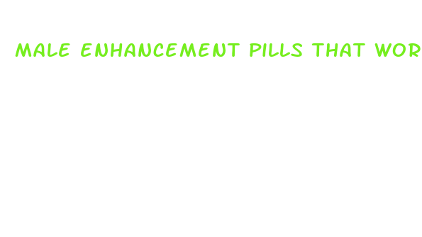 male enhancement pills that work in 30 minutes