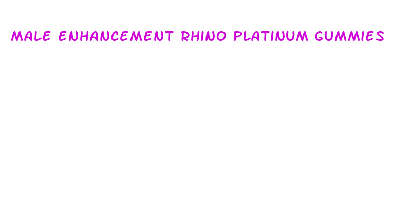 male enhancement rhino platinum gummies