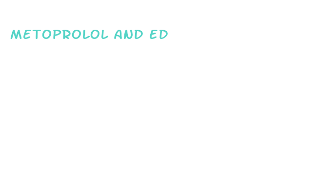 metoprolol and ed