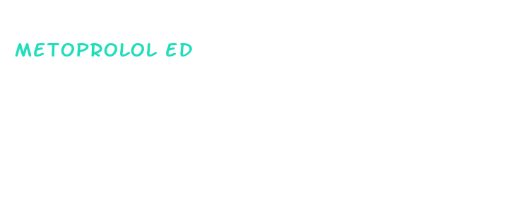 metoprolol ed