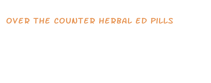 over the counter herbal ed pills