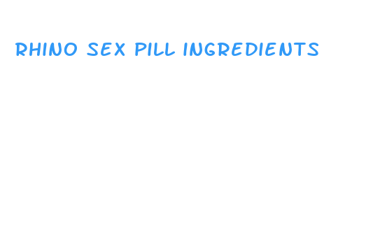 rhino sex pill ingredients