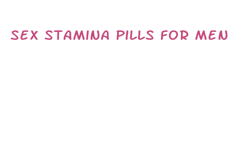 sex stamina pills for men