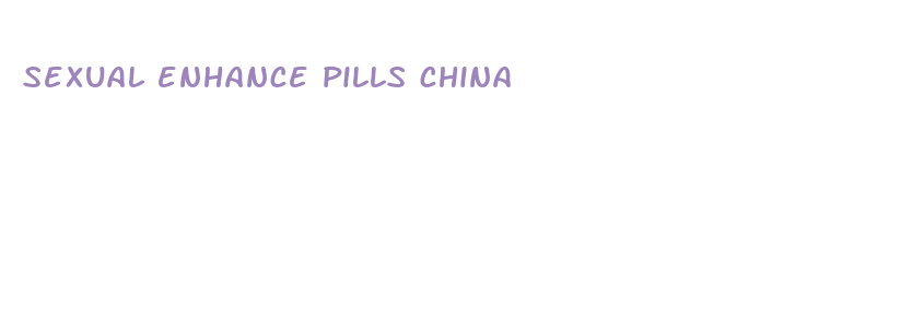 sexual enhance pills china