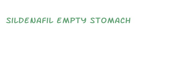 sildenafil empty stomach