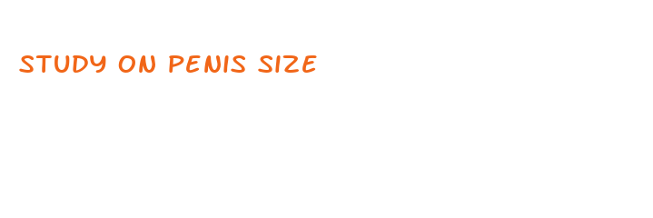 study on penis size