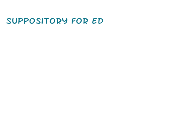 suppository for ed