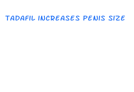 tadafil increases penis size