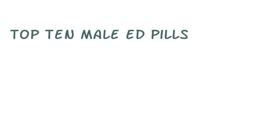 top ten male ed pills