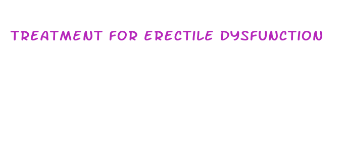 treatment for erectile dysfunction