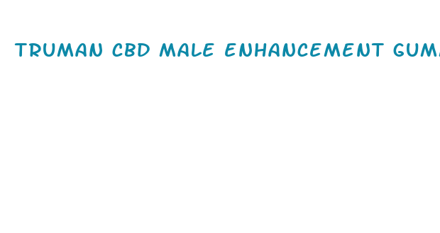 truman cbd male enhancement gummies reviews