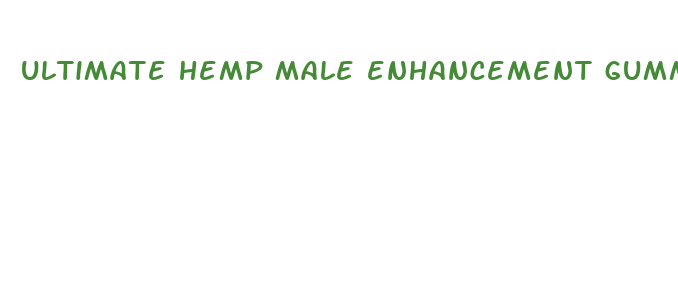 ultimate hemp male enhancement gummies