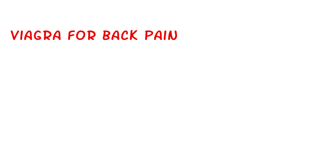 viagra for back pain