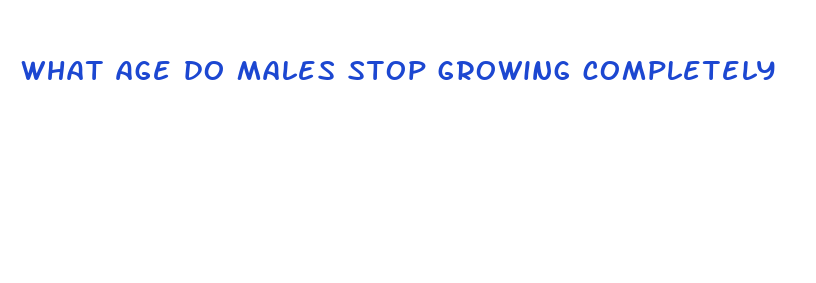 what age do males stop growing completely