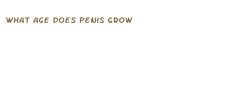 what age does penis grow