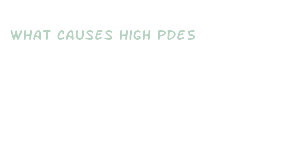 what causes high pde5