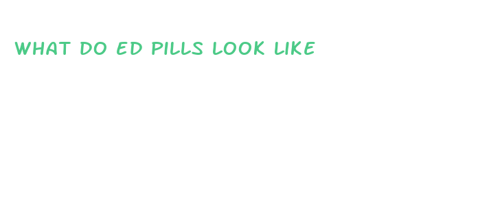 what do ed pills look like