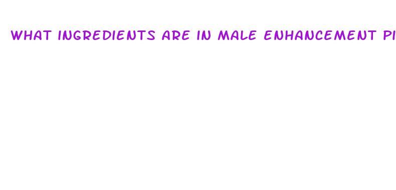 what ingredients are in male enhancement pills