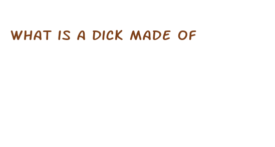 what is a dick made of