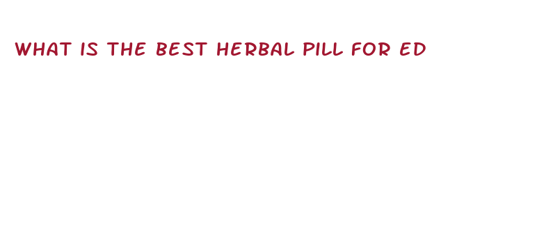 what is the best herbal pill for ed