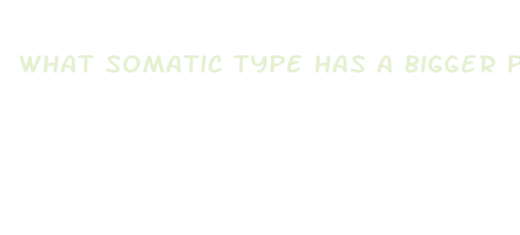 what somatic type has a bigger penis