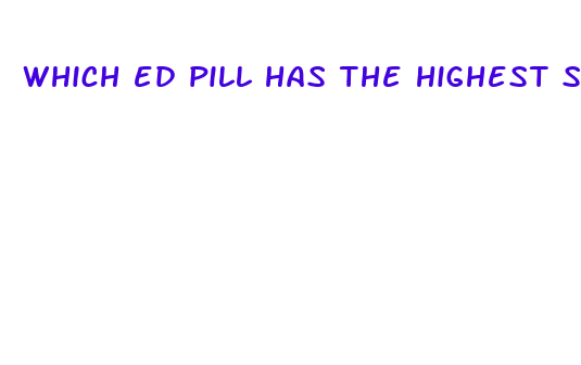 which ed pill has the highest satification rate