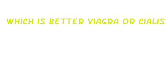 which is better viagra or cialis