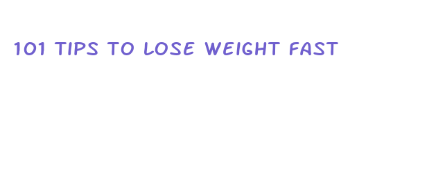 101 tips to lose weight fast