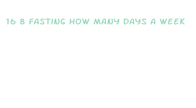 16 8 fasting how many days a week