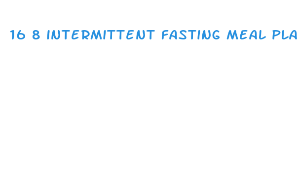 16 8 intermittent fasting meal plan