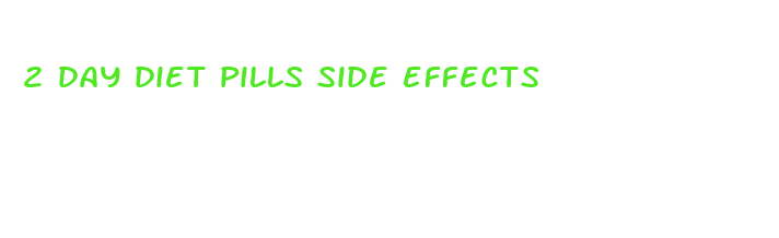 2 day diet pills side effects