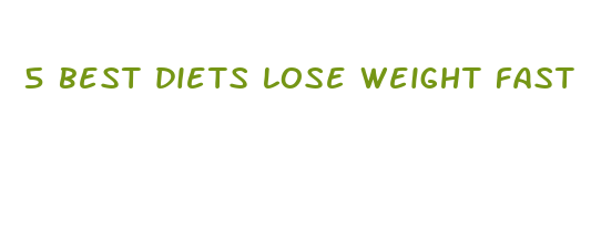 5 best diets lose weight fast