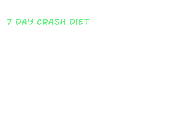 7 day crash diet