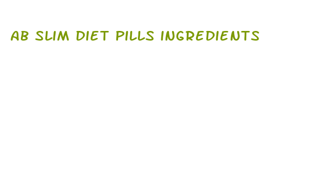 ab slim diet pills ingredients