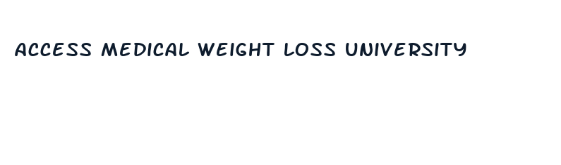 access medical weight loss university