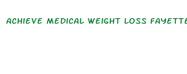 achieve medical weight loss fayetteville ar cost