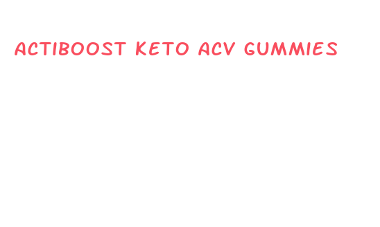 actiboost keto acv gummies