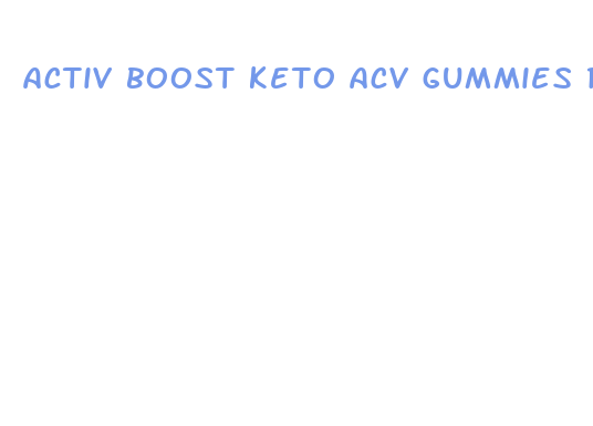 activ boost keto acv gummies review