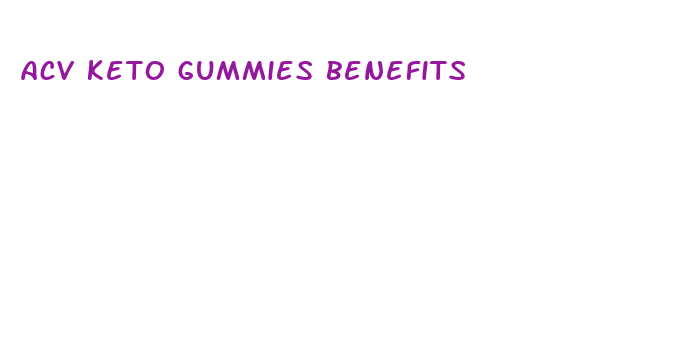 acv keto gummies benefits