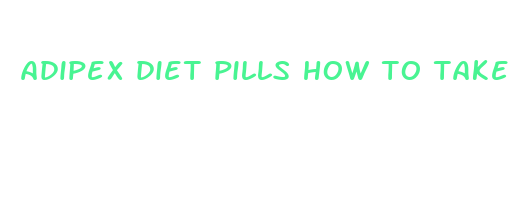 adipex diet pills how to take