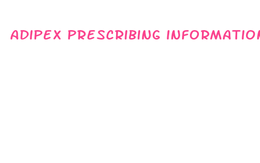 adipex prescribing information