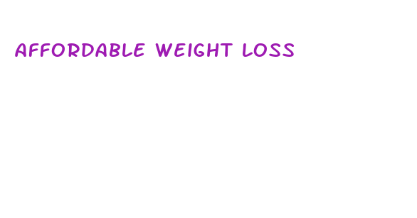 affordable weight loss