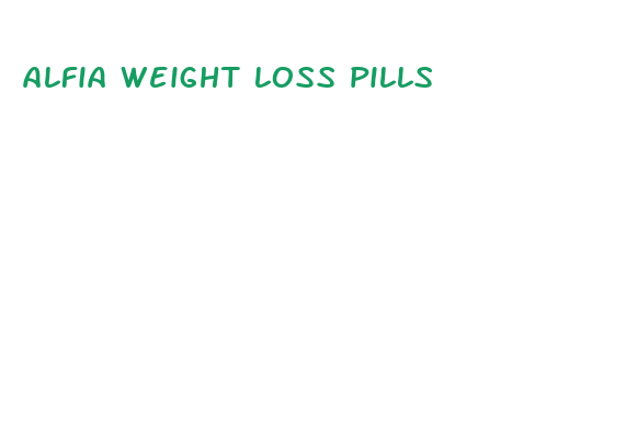 alfia weight loss pills