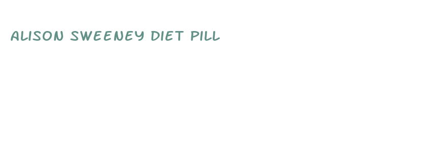 alison sweeney diet pill